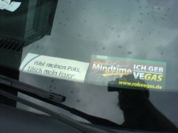 Aufkleber Windschutzscheibe