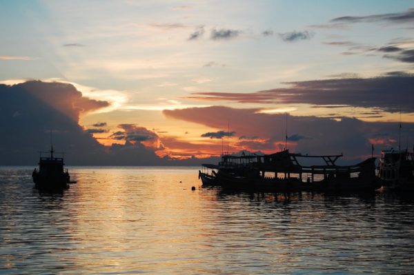 Sonnenuntergang, Hat Mea Haad, Koh Tao, Thailand